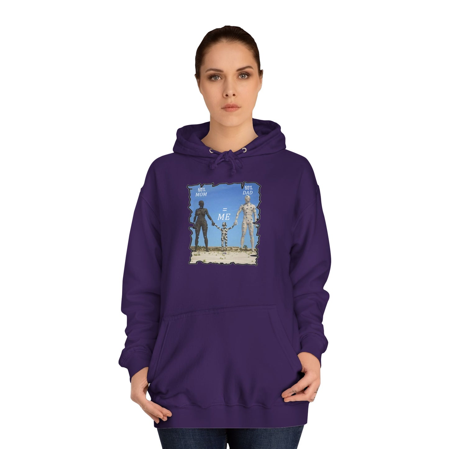 Get Yours Now -- Genetic Family Equation Parental Puzzle (Hoodie - Cozy and Durable)