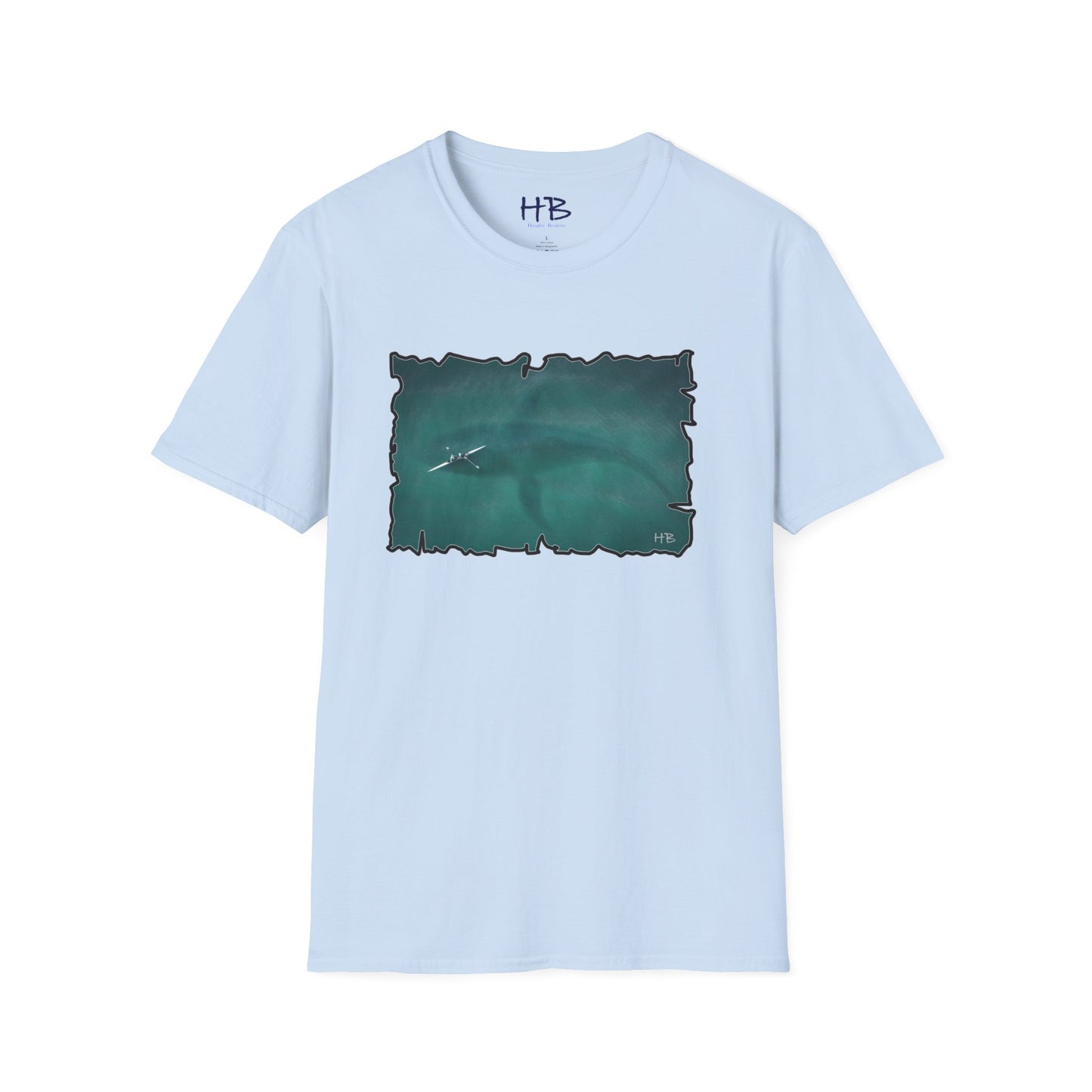 Whale's Shadow: A Harmony Between Worlds Tee Shirt