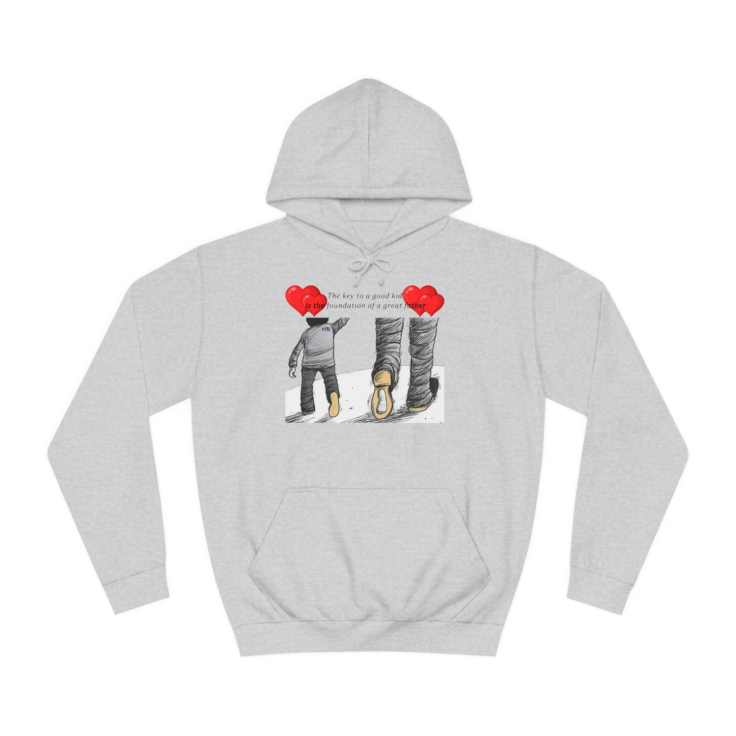 True Fathers, Hand in Hand, Size of Mentorship Love (Hoodie - Cozy and Durable)