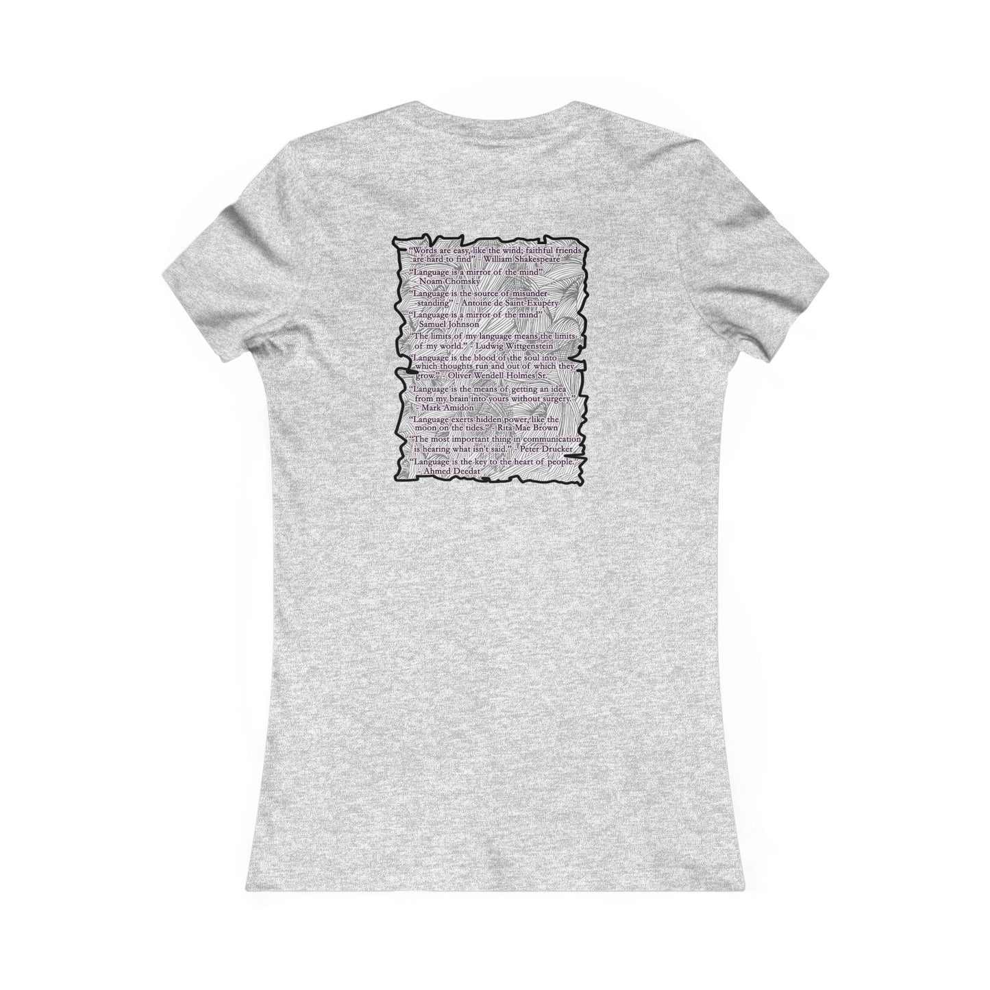Different words which are spelled out to describe the opposite of it!! (Women - Premium Cotton Tee)