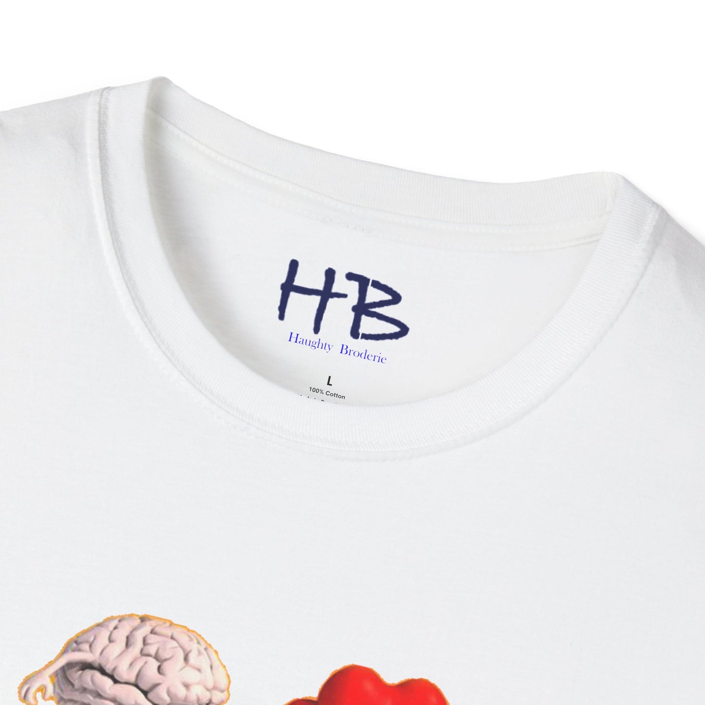 Embracing the Heart-Mind Connection: A Visual Reminder to Follow Your Heart with brain's logic