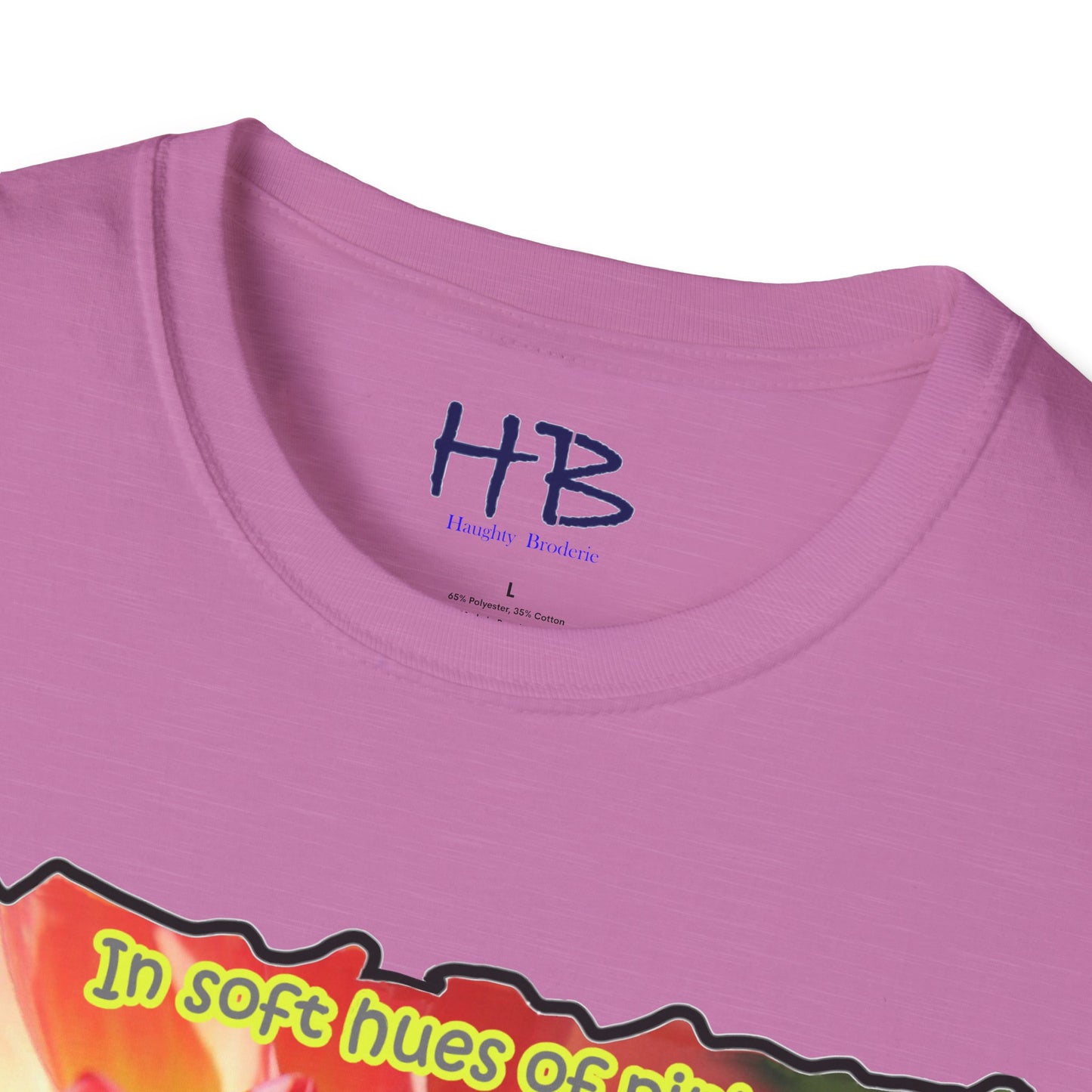 Experience the gentle allure as a pink flower gracefully reveals its exquisite beauty in soft shades of pink