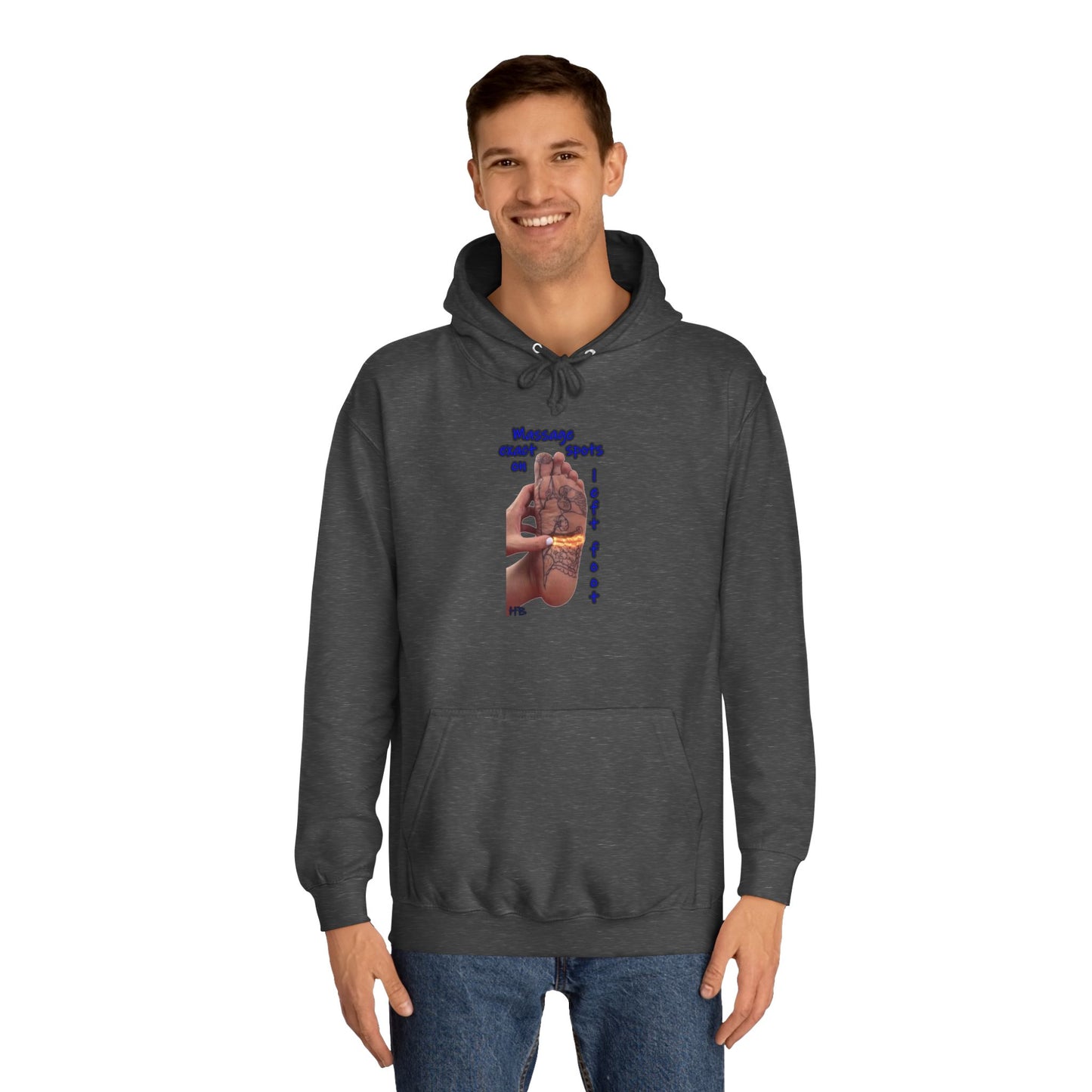Get Yours Now -- Foot-Palm Wellness Organic Harmony;  Self-Care Holistic Healthwear (Hoodie - Cozy and Durable)