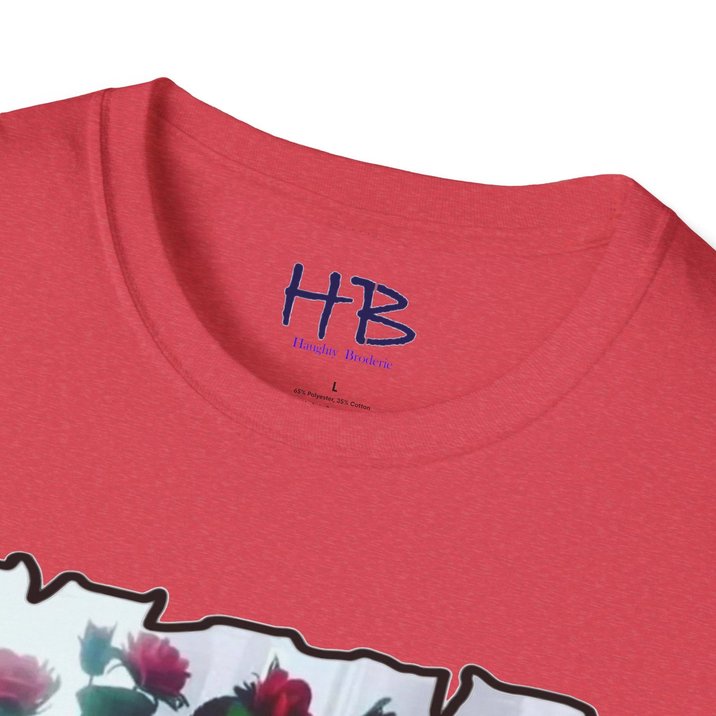 A Botanical Elegance Wearable Ode to Love; A Red Heart Rhapsody Floral Symphony Romantic Reverie