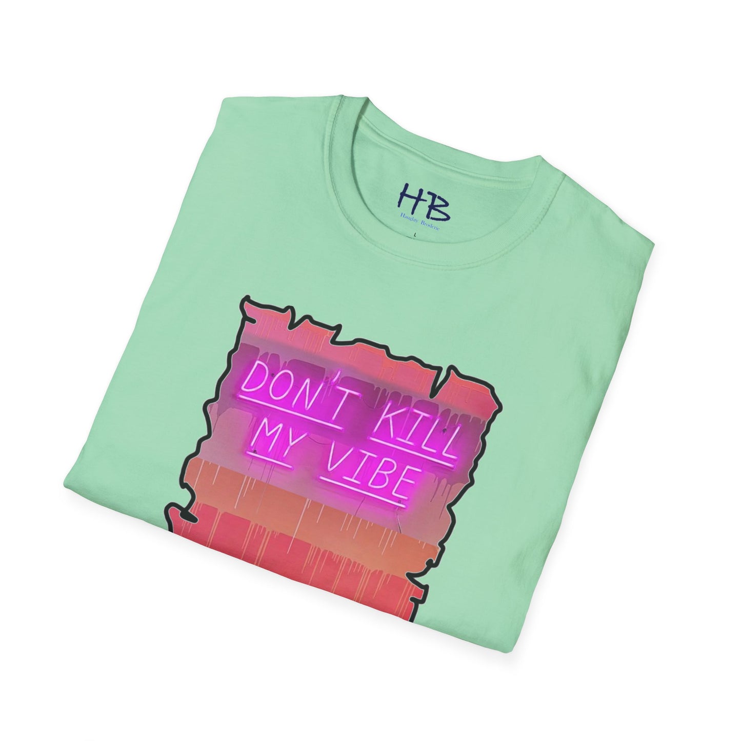 Radiant Vivid Pink Palette Wall Expressing Diversity: Vibrant Unity Manifesto 'DON'T KILL MY VIBE