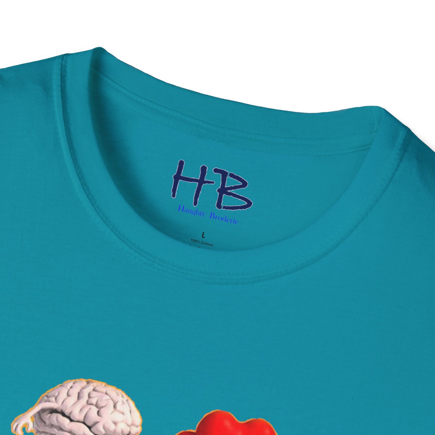 Embracing the Heart-Mind Connection: A Visual Reminder to Follow Your Heart with brain's logic