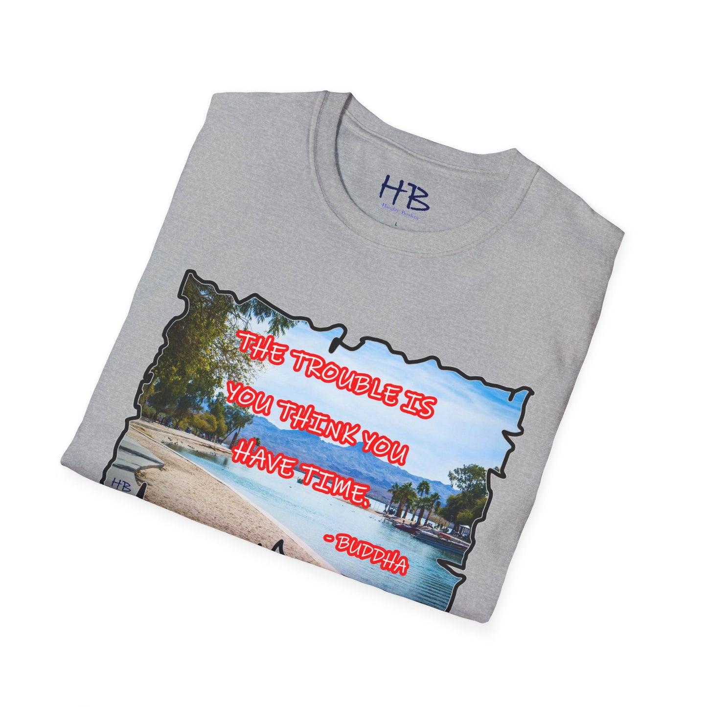 Buddha's Timeless Horizon Harmony; Philosophical Mirage Ethereal Lake Sunset Discourse 2