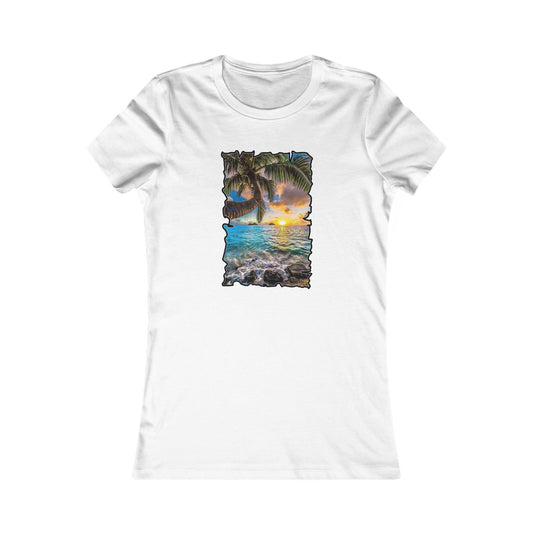 Gorgeous Sunrise (Women - Premium Cotton Tee)