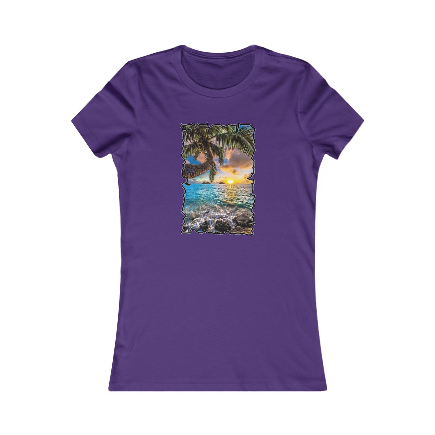Gorgeous Sunrise (Women - Premium Cotton Tee)