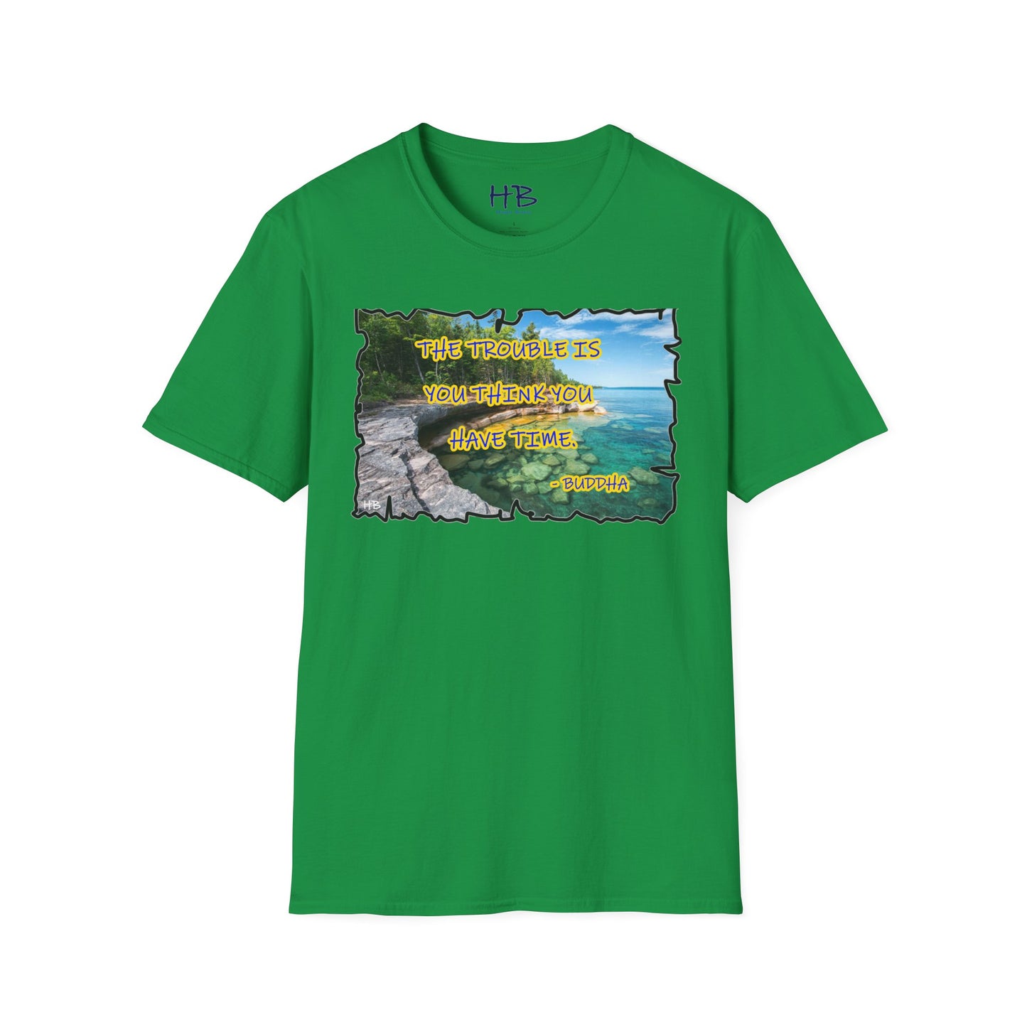 Buddha's Timeless Horizon Harmony; Philosophical Mirage Ethereal Lake Sunset Discourse 6