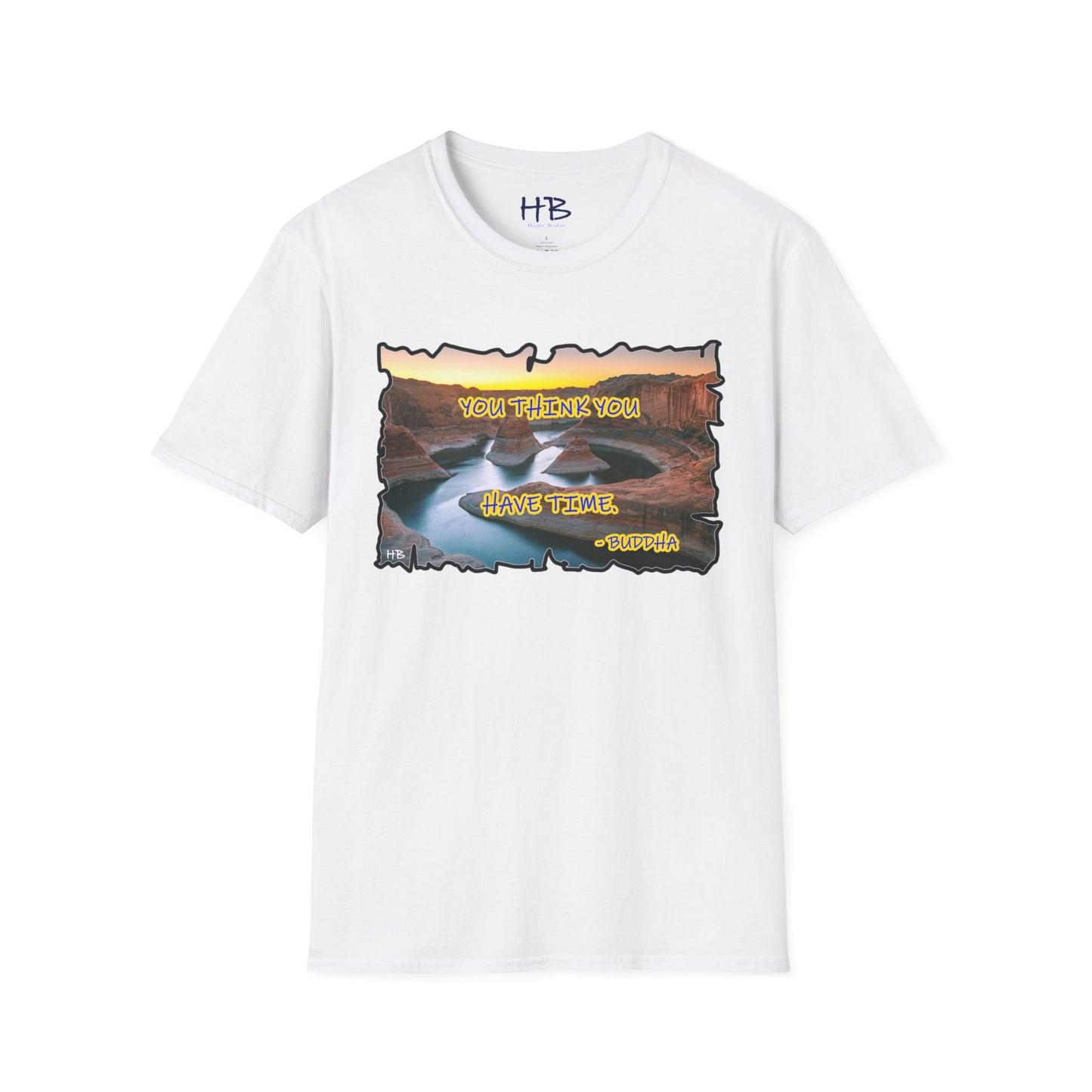 Buddha's Timeless Horizon Harmony; Philosophical Mirage Ethereal Lake Sunset Discourse 9