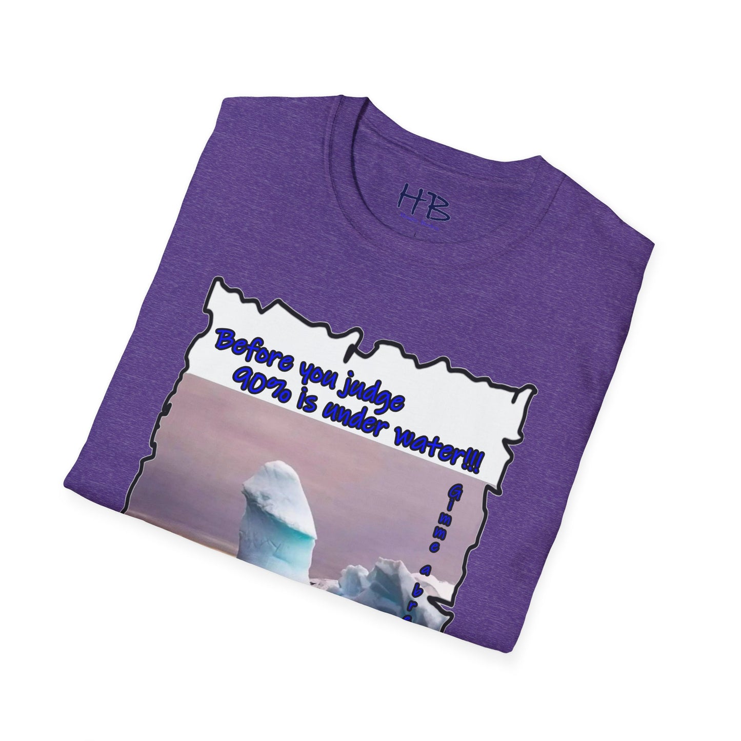 90% Below Judging the Unseen Beneath the Surface; The Iceberg Perspective Laughing at Assumptions While Challenging Prejudice