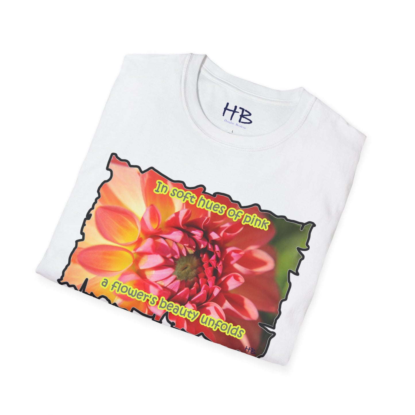 Experience the gentle allure as a pink flower gracefully reveals its exquisite beauty in soft shades of pink