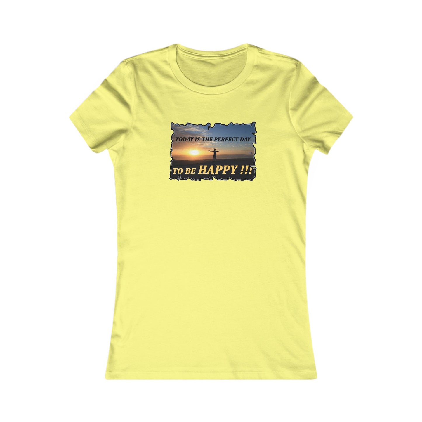 Joyful Sunrise for New Day Optimism (Women - Premium Cotton Tee)