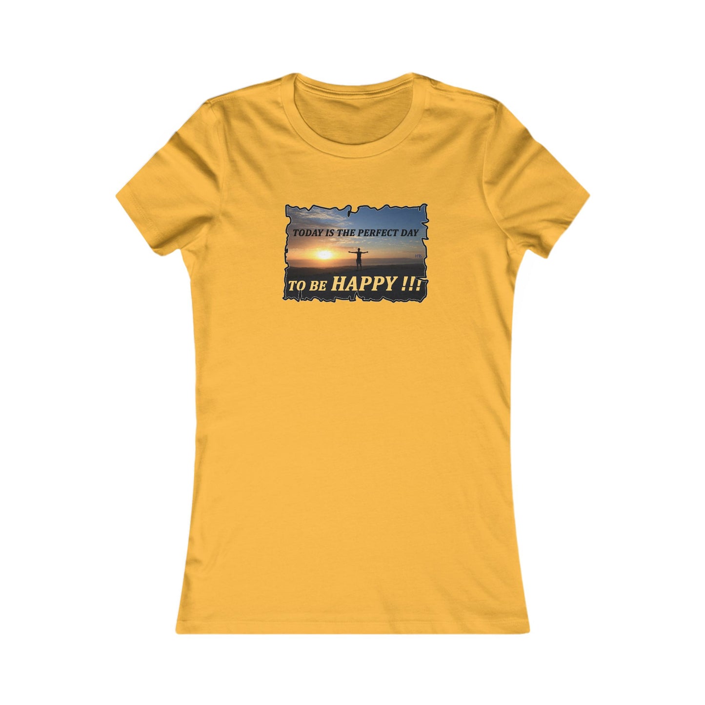 Joyful Sunrise for New Day Optimism (Women - Premium Cotton Tee)