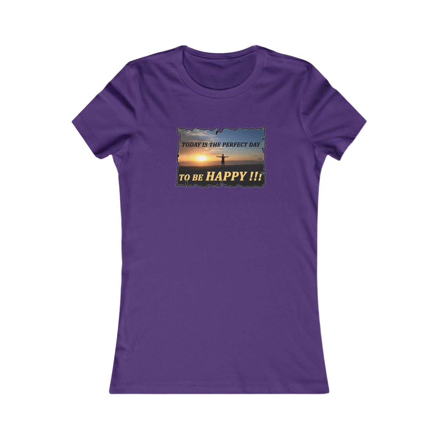 Joyful Sunrise for New Day Optimism (Women - Premium Cotton Tee)