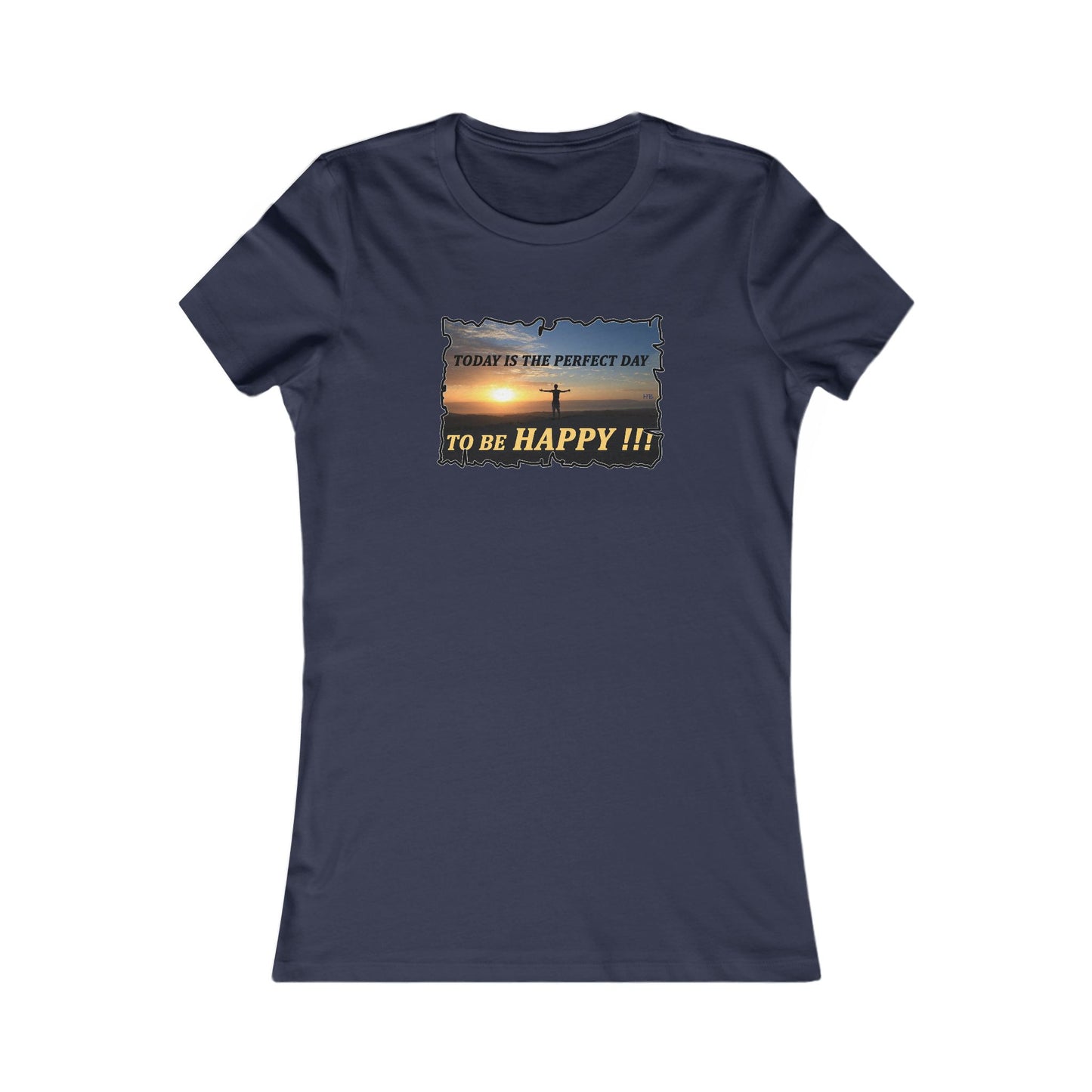 Joyful Sunrise for New Day Optimism (Women - Premium Cotton Tee)