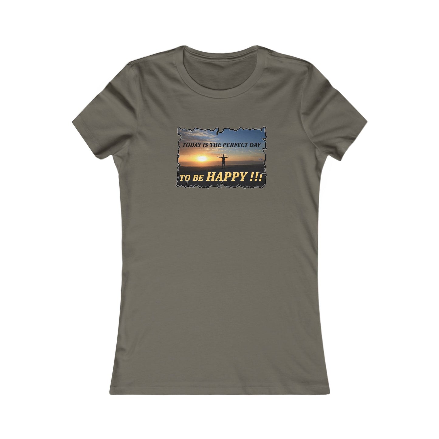 Joyful Sunrise for New Day Optimism (Women - Premium Cotton Tee)