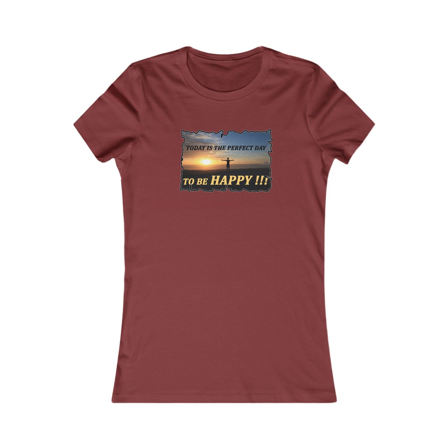 Joyful Sunrise for New Day Optimism (Women - Premium Cotton Tee)