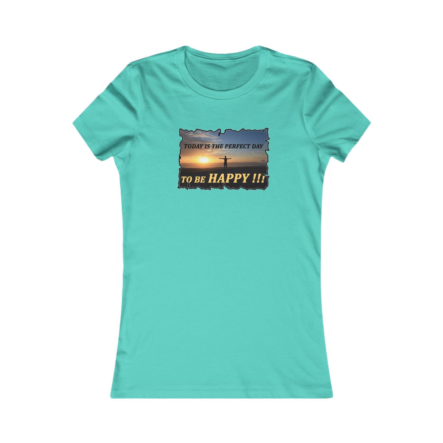 Joyful Sunrise for New Day Optimism (Women - Premium Cotton Tee)