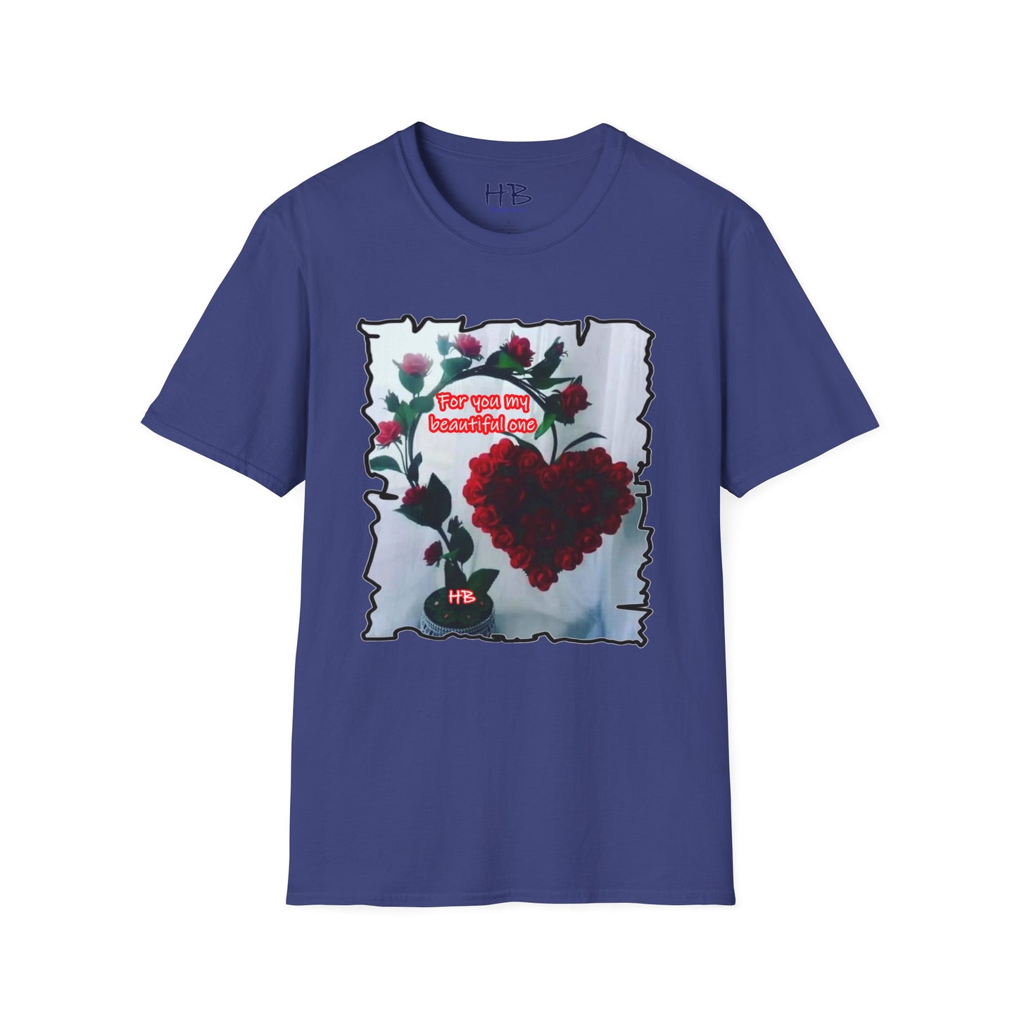 A Botanical Elegance Wearable Ode to Love; A Red Heart Rhapsody Floral Symphony Romantic Reverie