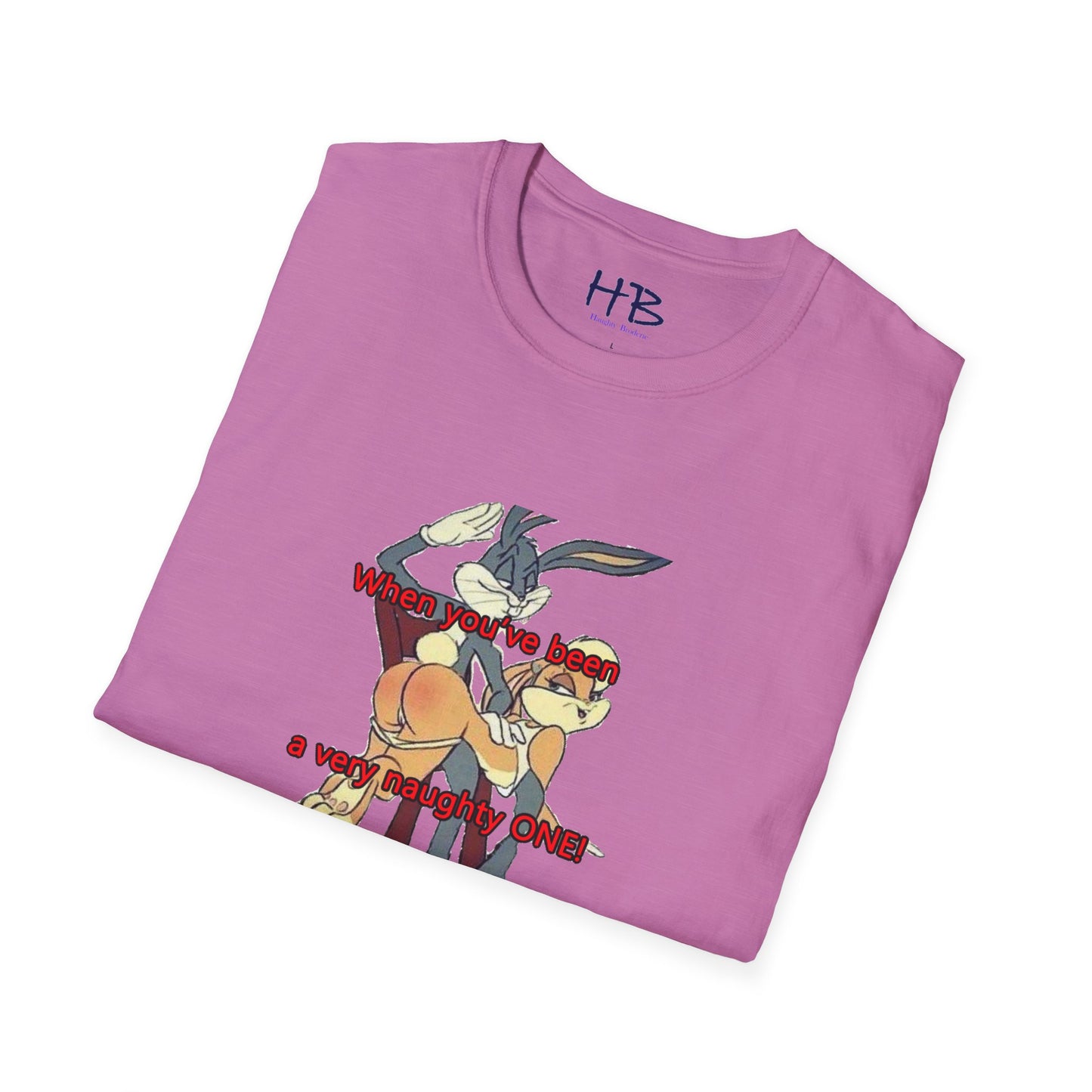 Bugs being playful with his bunny lady