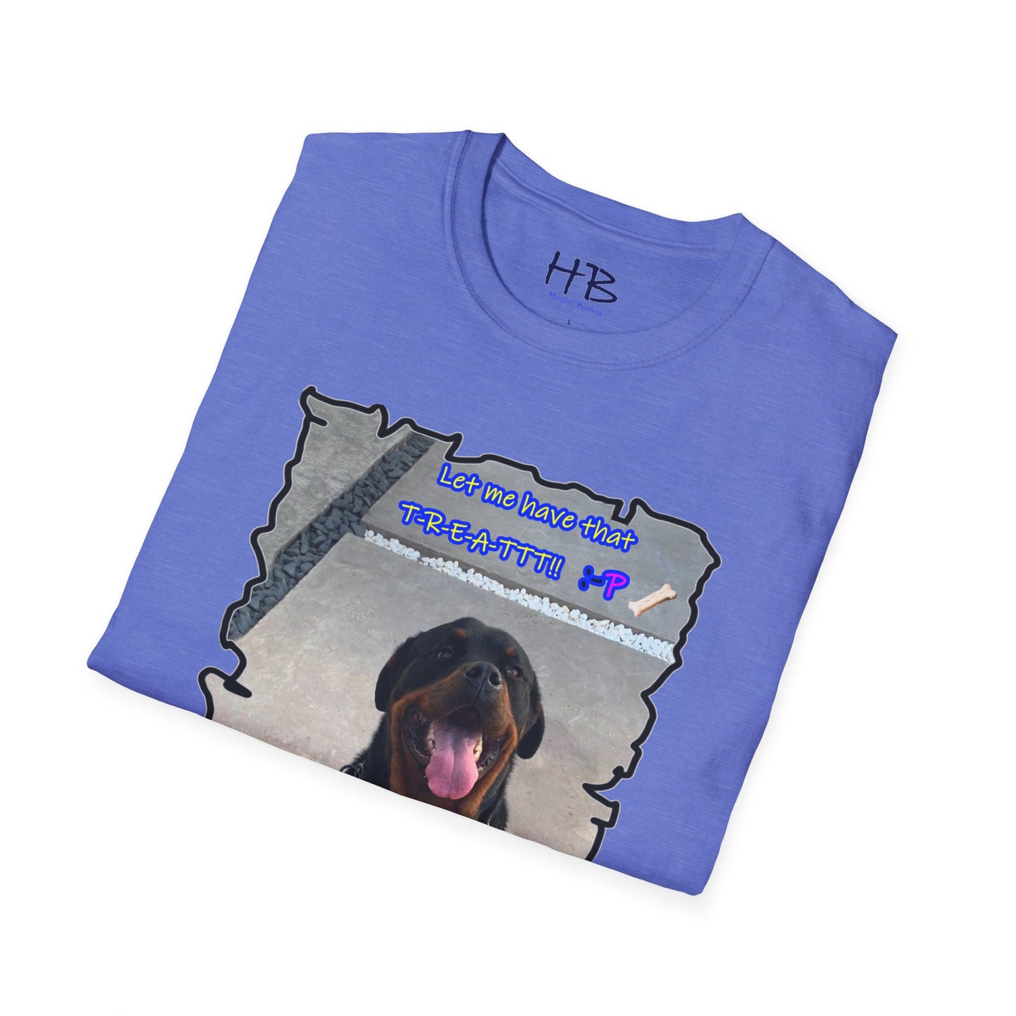 Unleashing Joy: Canine Delights with Rothweiler Luke's Charming Treatful Expression in Focus for a treat